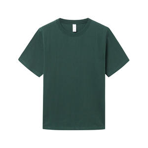 Wholesale 270gsm Heavy Cotton Thick Custom logo Printing Short Sleeve <b>T</b> <b>Shirt</b> Men and Women Blank Cotton <b>T</b>-<b>shirt</b> for men - Product Image 4