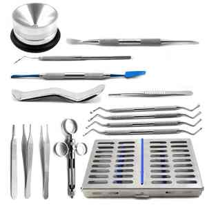 ชุดเครื่องมือทันตกรรมสำหรับทำความสะอาดฟัน5ชิ้นชุดอุปกรณ์ทันตกรรมที่ขูดฟันทำจากสแตนเลส - Product Image 1