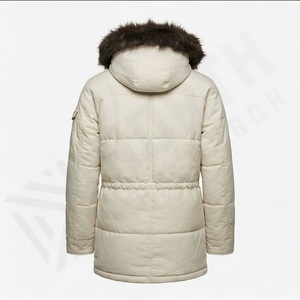 Parka d'hiver pour homme, coupe-vent, couleur unie, veste à fermeture éclair, réversible, imperméable, style décontracté élégant, manteaux thermiques isolés - Product Image 2