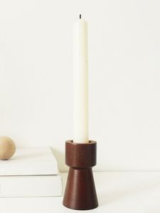 Candelabro de Madera Rústico Hecho a Mano, Centro de Mesa Decorativo para Bodas, Fiestas y Decoración del Hogar - Product Image 5