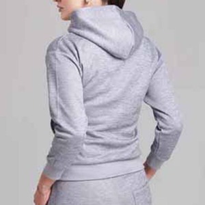 Logo personnalisé poids lourd 100% coton couleur unie pull survêtement ensemble unisexe plaine sweat à capuche jogger pour les femmes - Product Image 6
