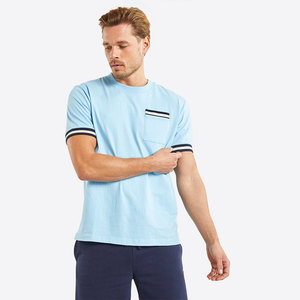 T-shirt d'été 100 % coton pour homme, design personnalisé avec impression numérique, respirant, manches courtes, coupe ample, tissu toile, logo sur le devant - Product Image 1