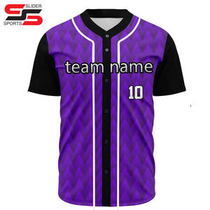 2025 nouveau fabricant OEM maillots de Baseball cousus vierges de haute qualité entièrement colorant Sublimation maillots de Baseball maillot - Product Image 5