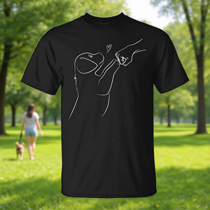 T-shirt « Dog Fist Bump » : Poings de chiens et mains de chien avec pattes pour les amoureux et les propriétaires de chiens - Product Image 3