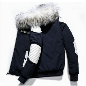 Chaqueta de invierno para hombre de estilo personalizado de la mejor calidad 700 relleno de cara cálida North Puffer Stand Collar Nylon OEM Método de tejido no tejido - Product Image 5