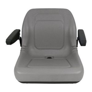 Siège de tracteur de jardin compact pour tondeuse à gazon avec accoudoirs - Product Image 2