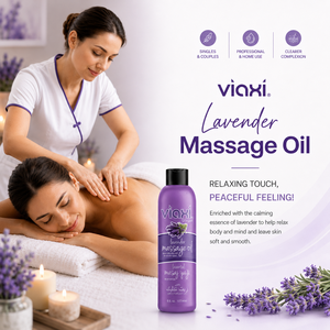 Aceite de Masaje Corporal Nutritivo y Suavizante con Vitamina E y Aroma a Lavanda Viaxi, 177 ml, para Spa, Salón, Cuidado Personal, Todo Tipo de Piel - Product Image 6