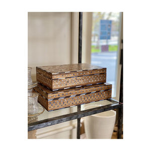 Dernière boîte d'incrustation d'os de perle également disponible boîte de mouchoirs en résine et MOP à un prix très bas et de nombreuses couleurs et designs disponibles - Product Image 4