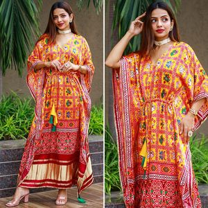 New Arrival High Quality Designer <strong>Fancy</strong> Indian Outfit Pure Gaji Silk <strong>Kaftan</strong> With Digital Printed Online Shopping India - Product Image 5