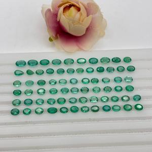 22.5cCt ธรรมชาติพลอย zambian มรกตเจียระไนทรงรีแบบหลวมสำหรับทำเครื่องประดับหินมรกตแบบเหลี่ยมเพชรพลอยขายส่งจากอินเดีย - Product Image 3