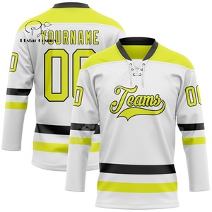 Personalizado Retro Transpirable Gradiente Graffiti Pullover Nombre Equipo 3D Impreso Casual Harajuku Hockey Jersey Camisas con mangas largas - Product Image 1