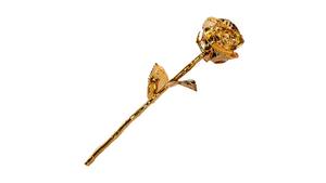 Rosa de Oro Artificial de Alta Calidad para el Día de la Madre, Rosa de Oro de 24k para Múltiples Usos, Regalo de San Valentín - Product Image 4