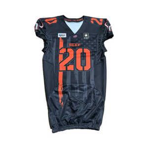 Vente en gros Logo personnalisé Concevez votre propre maillot de football américain Vente en gros de maillots de football américain personnalisés - Product Image 4