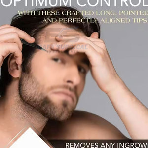 Pinzas de Cejas de Acero Inoxidable de Alta Calidad con Logotipo Personalizado, Punta Puntiaguda para una Depilación Precisa, Salones de Belleza, Uso Personal - Product Image 6