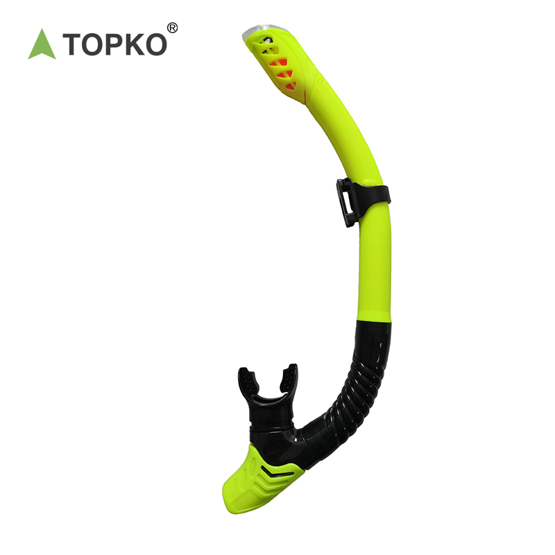 Силиконовая трубка для подводного плавания Topko для мужчин и женщин, снаряжение для подводного плавания для взрослых, тренировочное оборудование для плавания