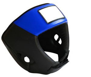 Venta al por mayor protectores de cabeza de boxeo de alta calidad color personalizado cuero de vaca casco kickboxing protector de cabeza al por mayor personalizado - Product Image 1