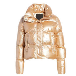 Chaqueta acolchada para mujer más vendida, diseño acolchado transpirable hecho a medida, chaqueta de invierno de lona de ajuste Regular, procesamiento terminado - Product Image 1