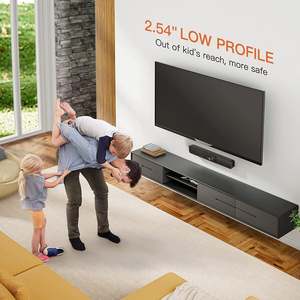 Heavy Duty 37-75 pollici supporto TV a parete basso profilo grande staffa girevole TV a distanza piatta a parete basamento per la maggior parte dei TV - Product Image 1