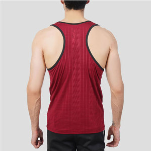 2025 nouveauté hommes décontracté tricoté débardeur couleur personnalisée séchage rapide respirant écologique prix de gros - Product Image 2