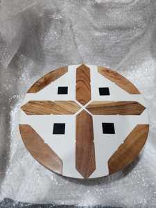 Amira ที่ตั้งเค้กทำจากไม้เรซินของสะสมพร้อมถาดโชว์ขนมแฮนด์เมดของตกแต่งโต๊ะสำหรับงานแต่งงาน - Product Image 6