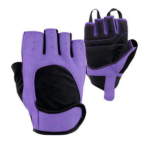 Comfortable Unisex <b>Weight</b> Lifting Gym <b>Gloves</b> Leather Non-Slip Breathable Half Finger Lightweight for Workout Fitness Sports - Product Image 5