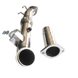 Otomotiv egzoz borusu modifikasyonu için uygun 2013-2017 Ford Focus ST Hatchback 4D <span class=keywords><strong>2</strong></span>.0T <span class=keywords><strong>2</strong></span>-Piece tasarım ile <span class=keywords><strong>3</strong></span> "Downspout - Product Image 1