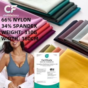 Mềm Mại Thoáng Khí Nylon <span class=keywords><strong>Spandex</strong></span> Vải 310G Cao Căng 4 Cách Vật Liệu Đàn Hồi Cho Phụ Nữ Của Thoải Mái Đồ Lót - Product Image 1