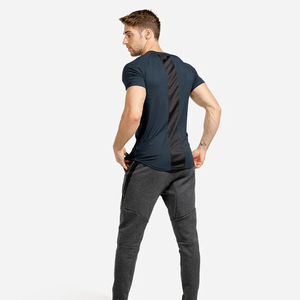 T-shirts personnalisés de musculation d'entraînement de gymnastique pour hommes/t-shirts de compression à séchage rapide en polyester t-shirts Active Wear TShirt - Product Image 4