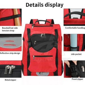 กระเป๋าซอฟต์บอลปรับแต่งได้สำหรับทัวร์นาเมนต์เดินทางพร้อมดีไซน์จากโรงงาน - Product Image 2