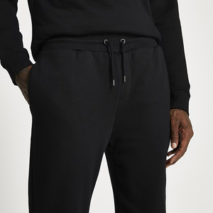 Pantalones de chándal informales para hombre con logotipo personalizado, pantalones deportivos ligeros de algodón con cordón para gimnasio - Product Image 3