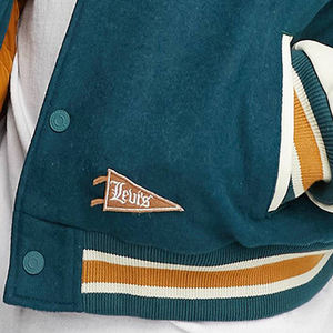 Veste de collège universitaire pour hommes Blouson de baseball Blouson vintage décontracté unisexe Streetwear - Product Image 5