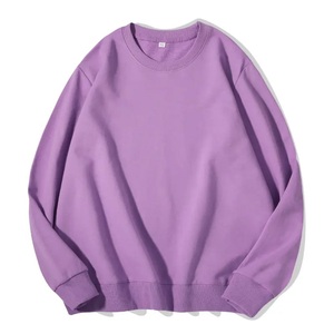 GAF OEM Custom Manufacturer Oversized Long Sleeve Crewneck <b>Sweatshirts</b> Plain Embroidered Fleece Thick Pullover Solid O-Neck - Product Image 4