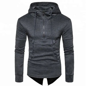 Basicscotton mélangé hommes mode vêtements de rue vêtements décontractés sweat personnalisé gym hommes fitness course sport entraînement sweats à capuche - Product Image 1
