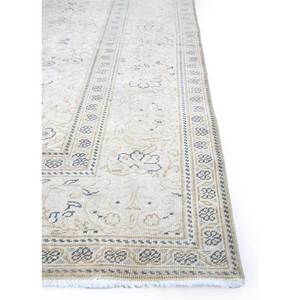 Vintage Floral Hand Knotted <b>Wool</b> Rugs Beige <b>Brown</b> for Home Living Hallway Entryway Rectangle Puzzle Abstract Pattern-Pae-542 - Product Image 4