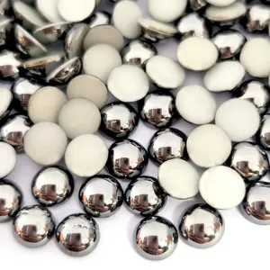 2024 New Products Custom Burgundy Pearls Rhinestone Pearls For Promotion