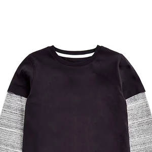 Produit très demandé Dernière collection Chemise à manches doubles pour hommes Chemise à manches doubles teinte unie à vendre - Product Image 3