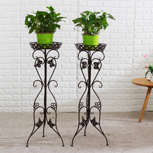 Indoor Outdoor Schmiedeeisen Pflanzenst änder Hoch Metall Eisen Pflanzenst änder Blumentopf Ständer für Garten dekoration