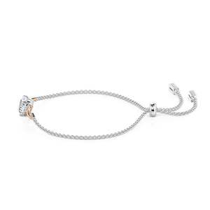 สร้อยข้อมือจี้รูปหัวใจแบบกำหนดเอง Jeulia Amore Thorn Vine พร้อมพลอยประจำเดือนเกิด - Product Image 3