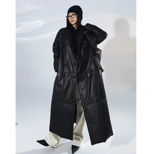 Women's <b>Fleece</b> Jacket Zipper Closure Cotton Filled Loose Fit Regular Length Coat Cotton Lining Breathable Fashion Shearling - Product Image 2