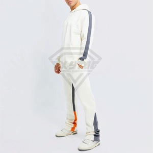 Fabricant OEM à bas prix survêtements évasés pour hommes 2025 coupe ample qualité supérieure nouveau style hommes survêtements évasés - Product Image 1