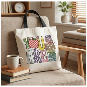Bolsa de lona con diseño de apreciación del maestro, bolsa de hombro reutilizable para compras, regalo divertido para el aula, uso diario, 27x37cm - Product Image 4