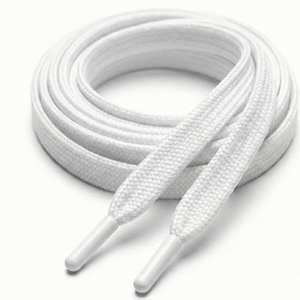 Cordones trenzados al por mayor con logotipo OEM personalizado, planos, 100% algodón, ecológicos, con punta metálica para sudaderas, pantalones y prendas. - Product Image 5