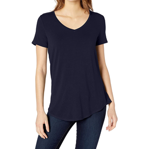 Precio al por mayor de verano de alta calidad 100% algodón transpirable de secado rápido mujeres camisetas OEM servicio bajo MOQ para la venta en línea - Product Image 5