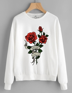 เสื้อสเวตเชิ้ตคอกลมแบบสั่งทำได้ ยูนิเซ็กซ์ ผ้าฝ้าย 100% หนา 340-460 กรัมต่อตารางเมตร ทรงโอเวอร์ไซส์ เสื้อกันหนาวขายส่งสำหรับผู้ชาย - Product Image 1