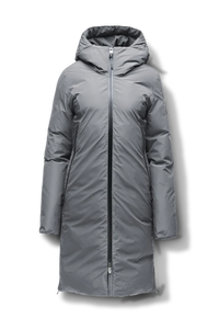 Parka à capuche en tricot personnalisé de qualité supérieure pour femmes Veste bouffante et veste d'hiver matelassée - Product Image 6