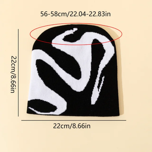 Unisex Casual Custom Adult Cycling Acrylic <b>Winter</b> Cuffed Knitted <b>Hat</b> Ski Skullcap Warm Beanie <b>Hats</b> for <b>Men</b> and Women - Product Image 6