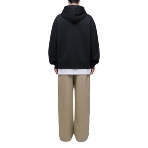 Sweat à capuche zippé en molleton 100 % coton personnalisé avec impression numérique pour homme, style urbain, respirant, coupe oversize, idéal pour l'hiver - Product Image 3