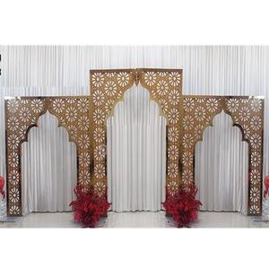 Mariage musulman Panneaux Jali découpés au laser pour photomaton de haute qualité Style arabe Métal Heena Nuit Mariage Décor Cadres Australie - Product Image 1