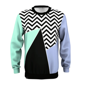 Basics Cotton <b>Blended</b> Classic O Neck Winter Fleece Sublimation Printed Comfortable Men Sublimation Sweatshirts with OEM Service - Product Image 4