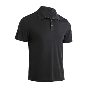 Camiseta Polo deportiva en blanco de secado rápido, 100% poliéster, logotipo personalizado bordado para camiseta Polo de Golf suave para hombres, envío DDP - Product Image 6